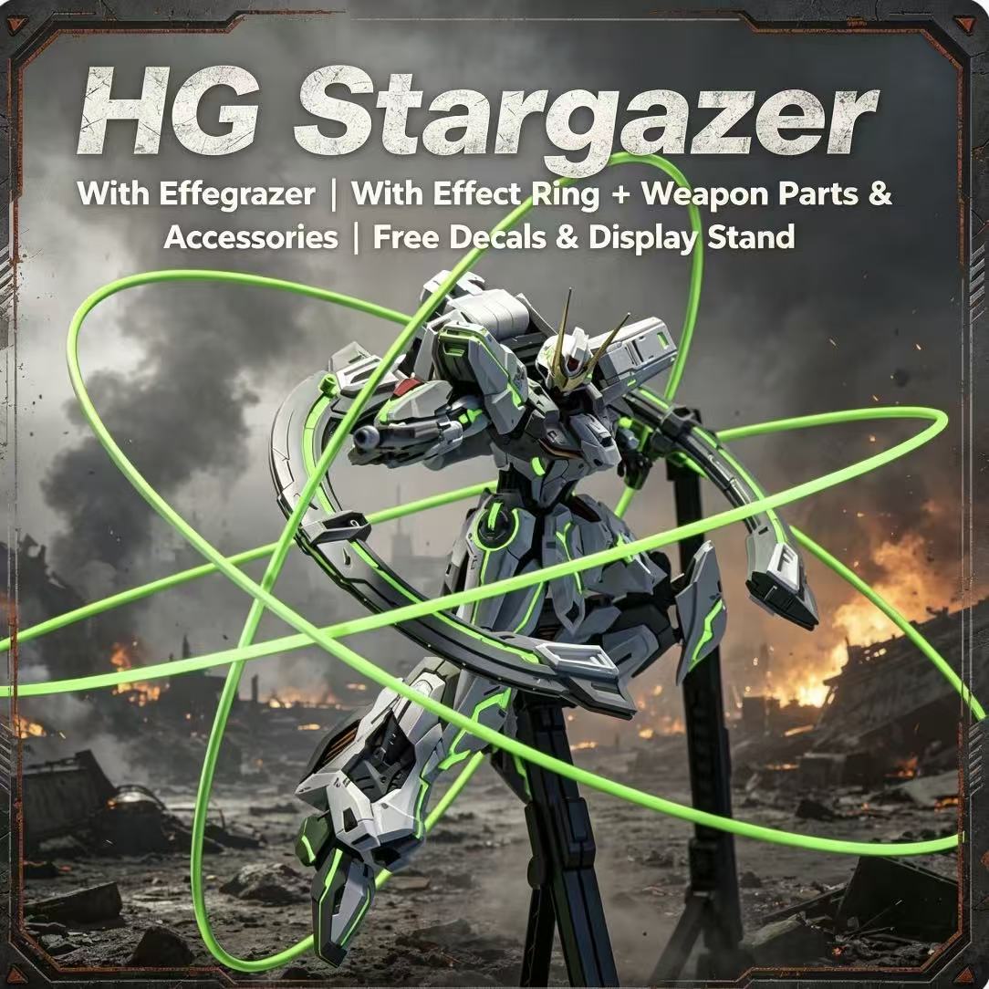 Bandai Model Gundam Hg - 47 HG Stargazer Mecha with Effect