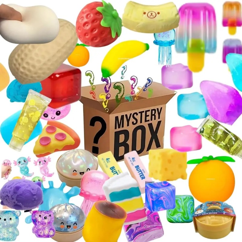 Mystery Box Blind Bag - 100+ Pcs Surprise Box, Assorted Novelty