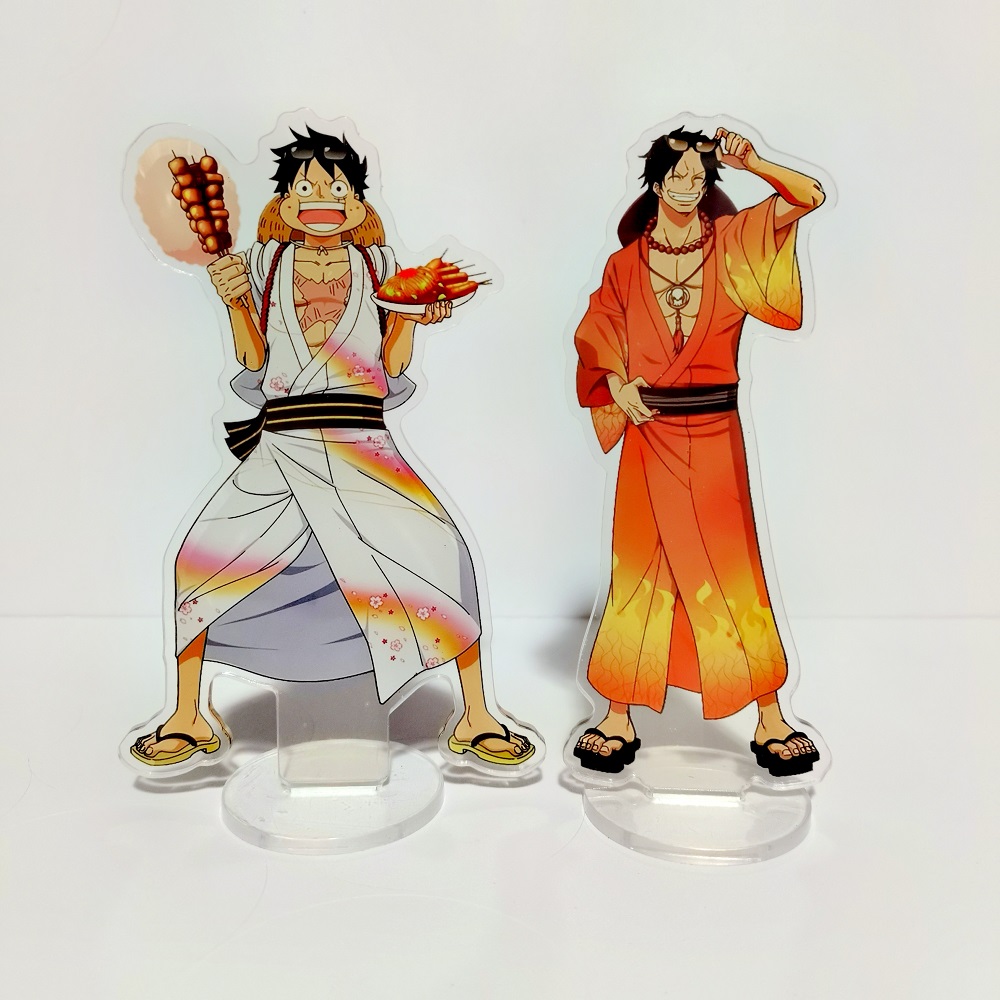 Action Figure Stand - One Piece Acrylic Stand Luffy Zoro