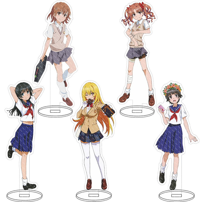 16CM Anime Figure A Certain Sc - Figma Stand Set ulasan dan harga