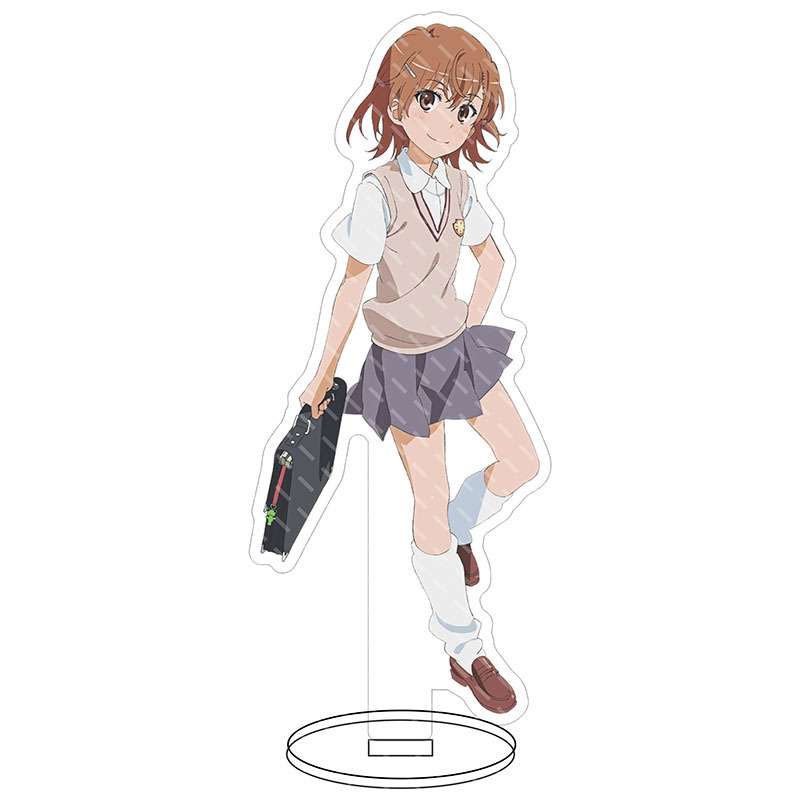 16CM Anime Figure A Certain Sc - Figma Stand Set ulasan dan harga