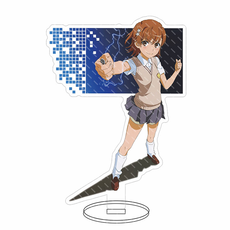 16CM Anime Figure A Certain Sc - Figma Stand Set ulasan dan harga