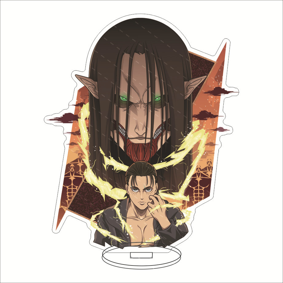 16CM Anime Figure ‌Attack on T - Figma Stand Set ulasan dan harga