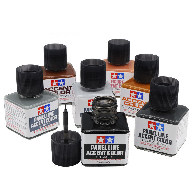 Panel Line Accent Color 40ml E - Tamiya Model Paint Set ulasan dan harga
