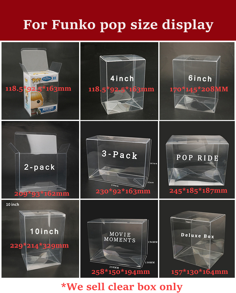 Transparent Clear box for Movi - Funko Pop Protector ulasan dan harga