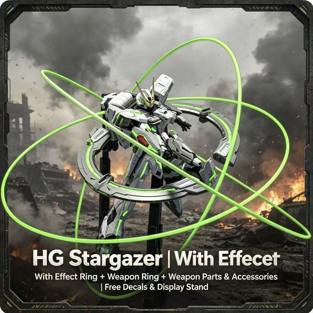 47 HG Stargazer Mecha with Eff - Bandai Model Gundam Hg ulasan dan harga