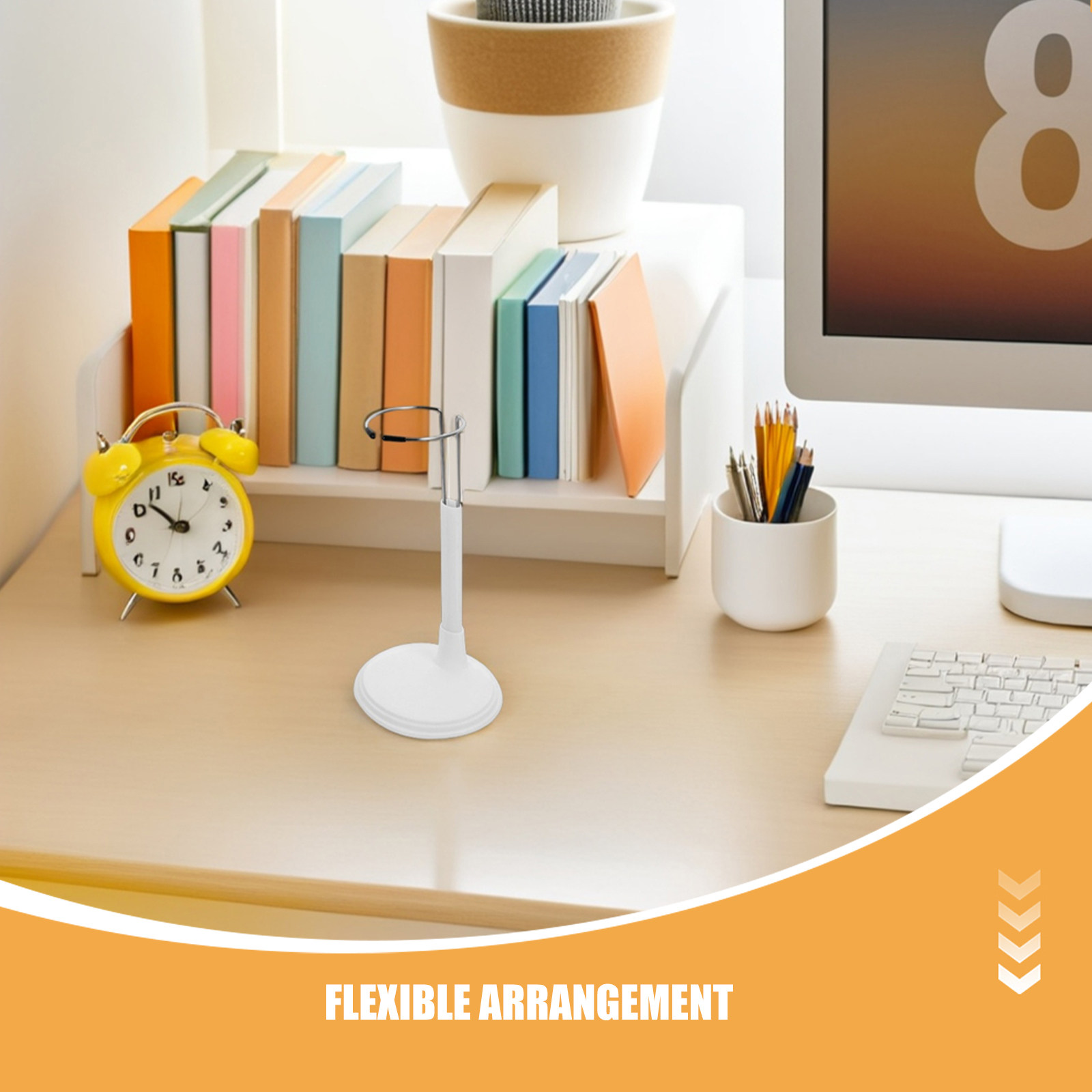 5Pcs Adjustable White Expandab - Action Figure Stand ulasan dan harga