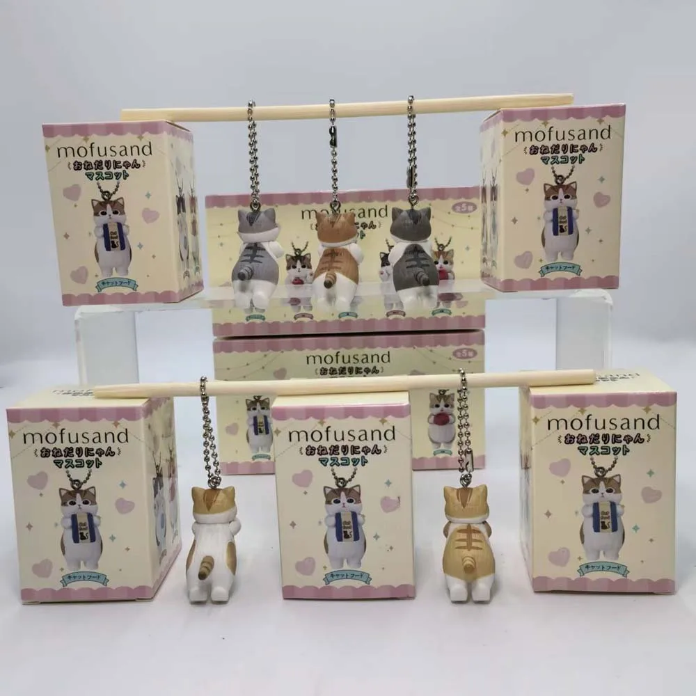 Mofusand Kawaii Cat Keychain B - Action Figure Stand ulasan dan harga
