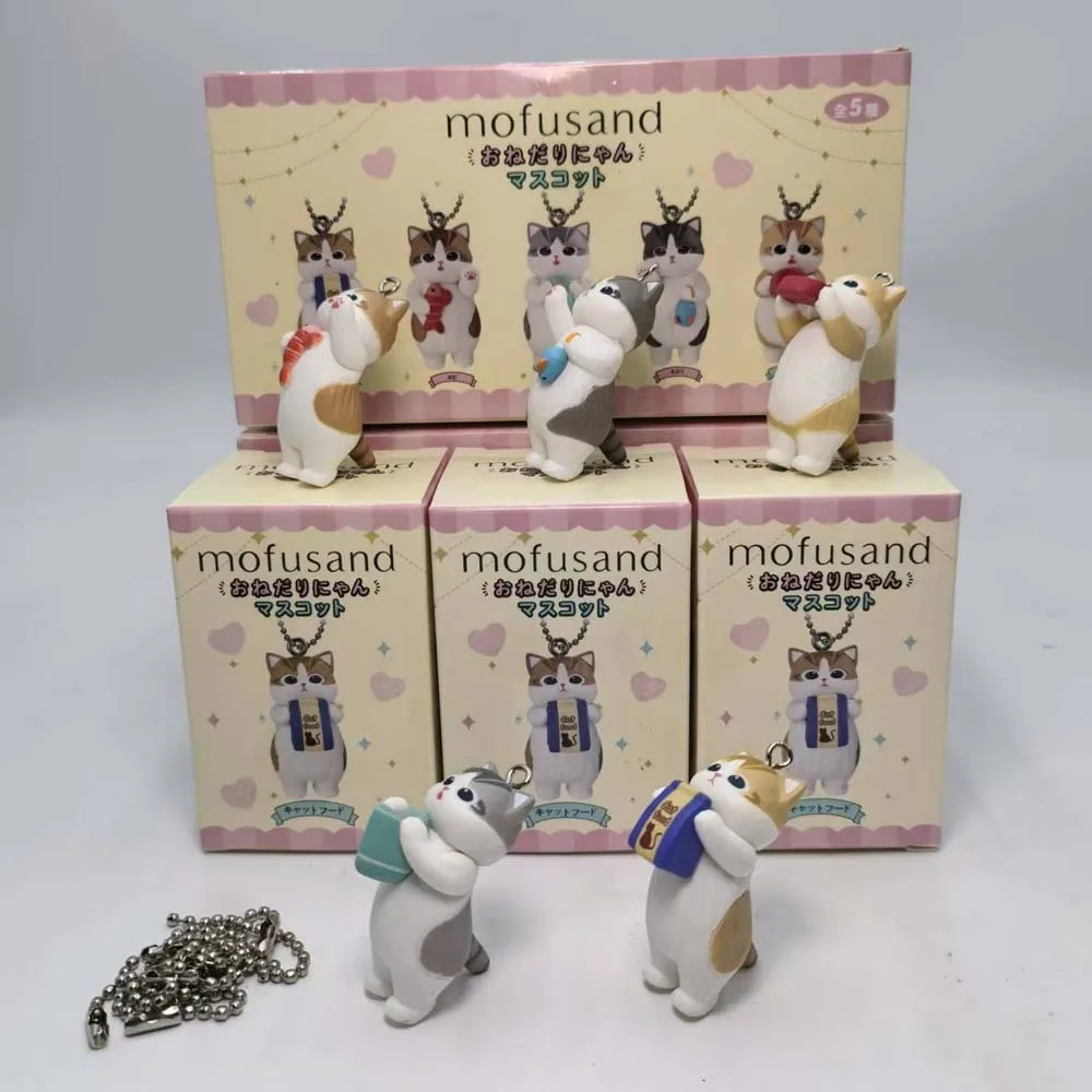 Mofusand Kawaii Cat Keychain B - Action Figure Stand ulasan dan harga