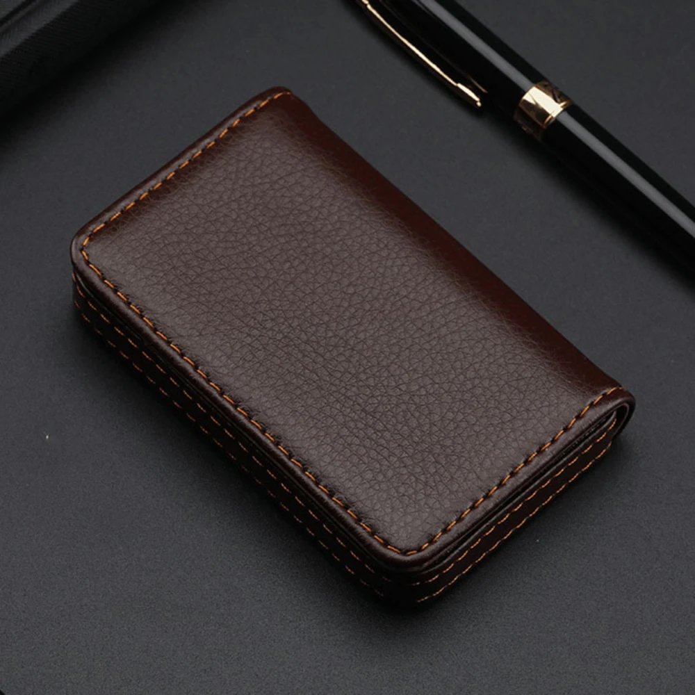 Sized Stitched PU Leather Cred - Card Top Loader ulasan dan harga