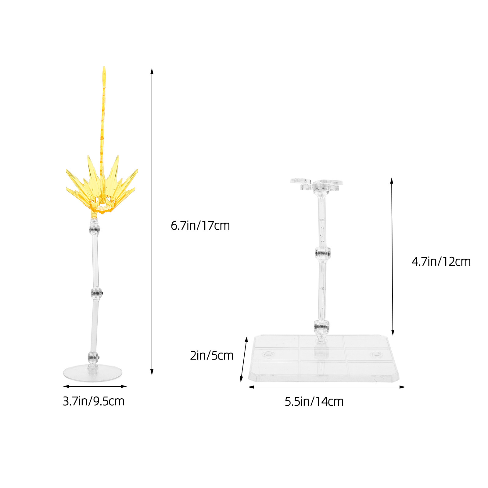 2Pcs Effects Display Stands Ad - Action Figure Stand ulasan dan harga