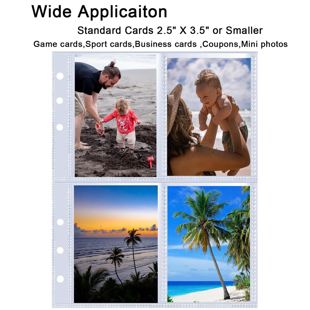 4 Pockets Photo Card Sleeves B - Pokemon Binder Card ulasan dan harga