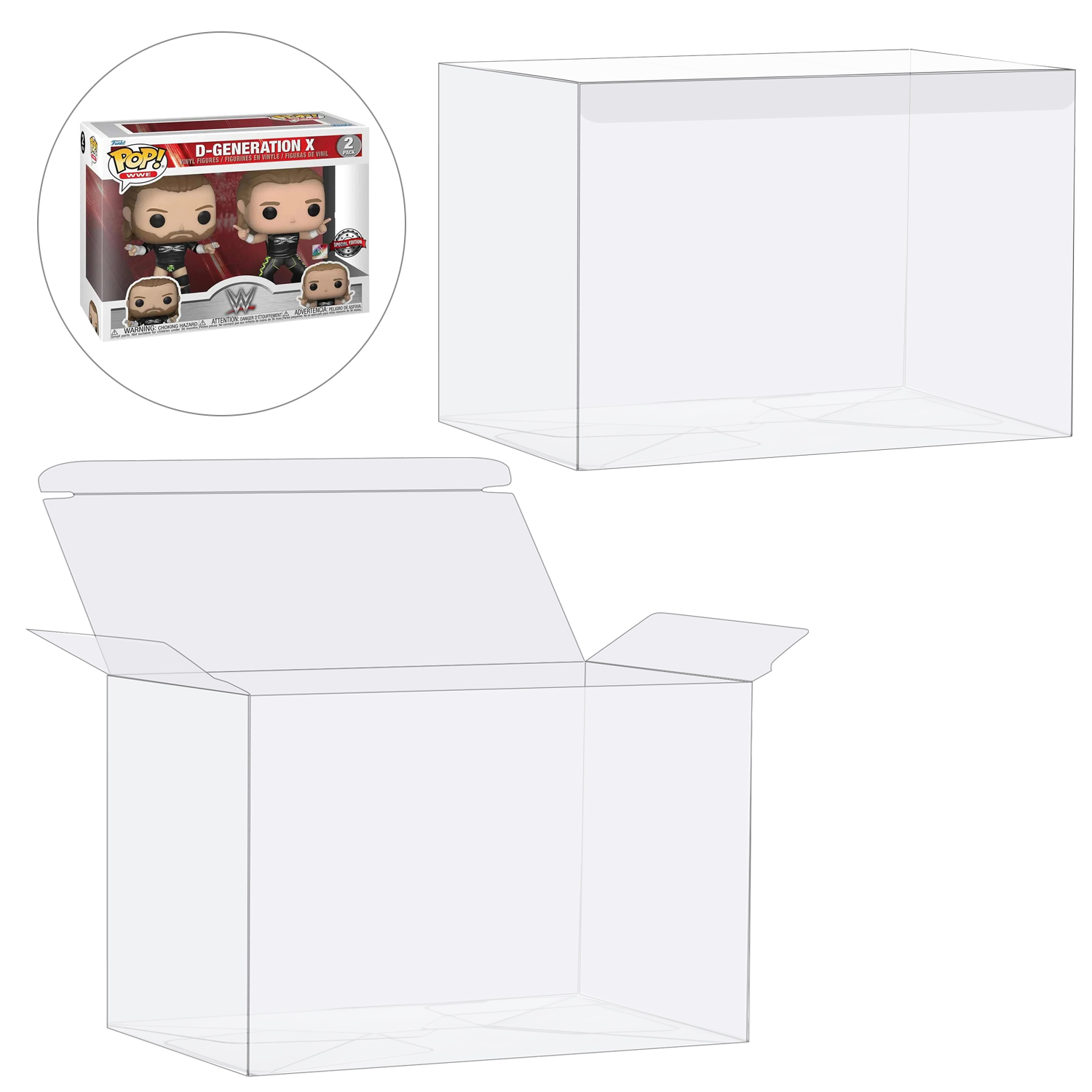 HIGOPLAY 2 in 1 Pack Protectiv - Funko Pop Protector ulasan dan harga