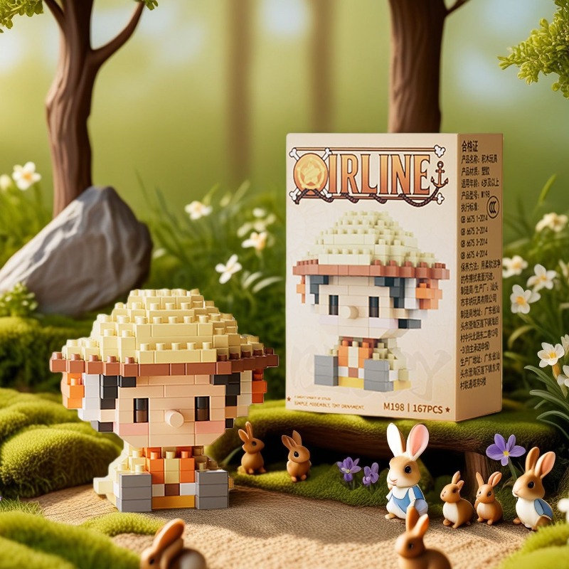 New ONE PIECE Sun God Nika Luf - Building Block Mini ulasan dan harga