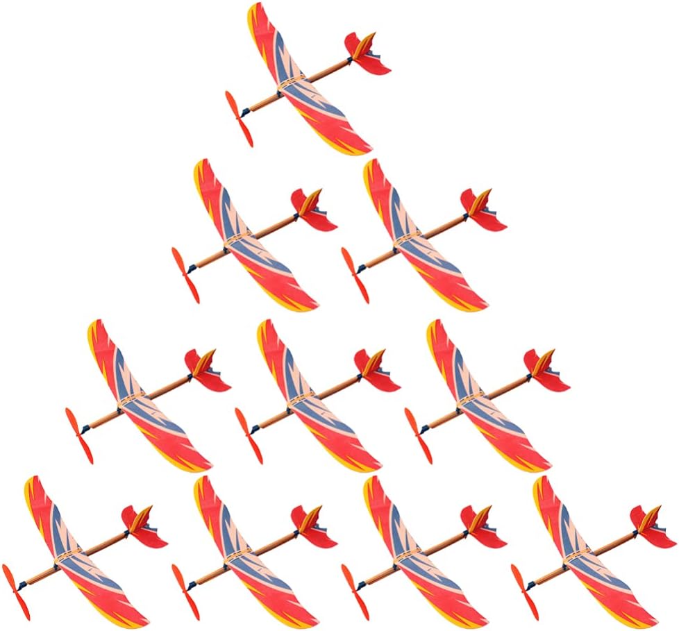5/10Pcs Rubber Band Powered Ai - Model Airplane Plastic ulasan dan harga