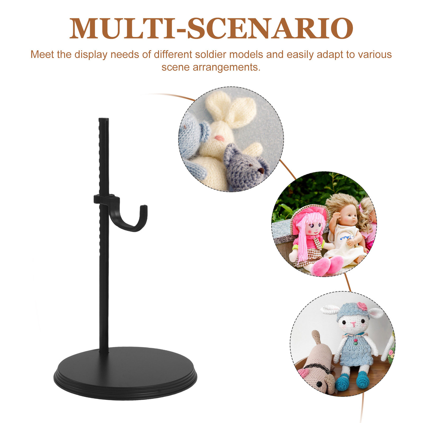 2 Pcs Adjustable Figure Base f - Action Figure Stand ulasan dan harga
