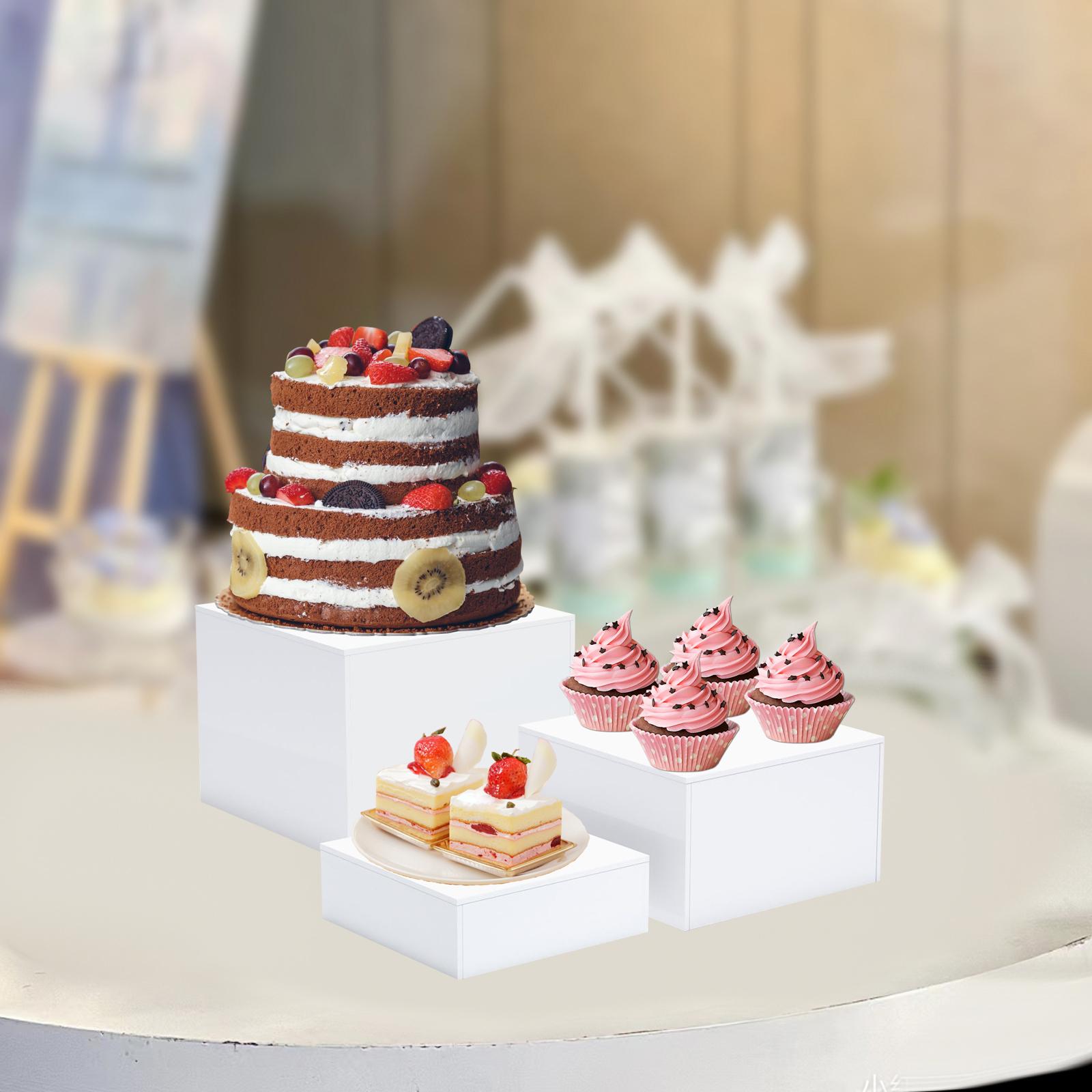 3x Buffet Risers Multi Use Dis - Display Risers Set ulasan dan harga