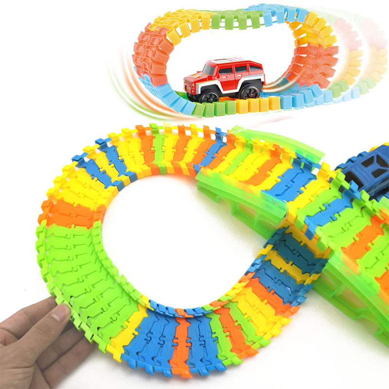 DIY Assemble Universal Racing  - Hot Wheels Car Track Sets ulasan dan harga