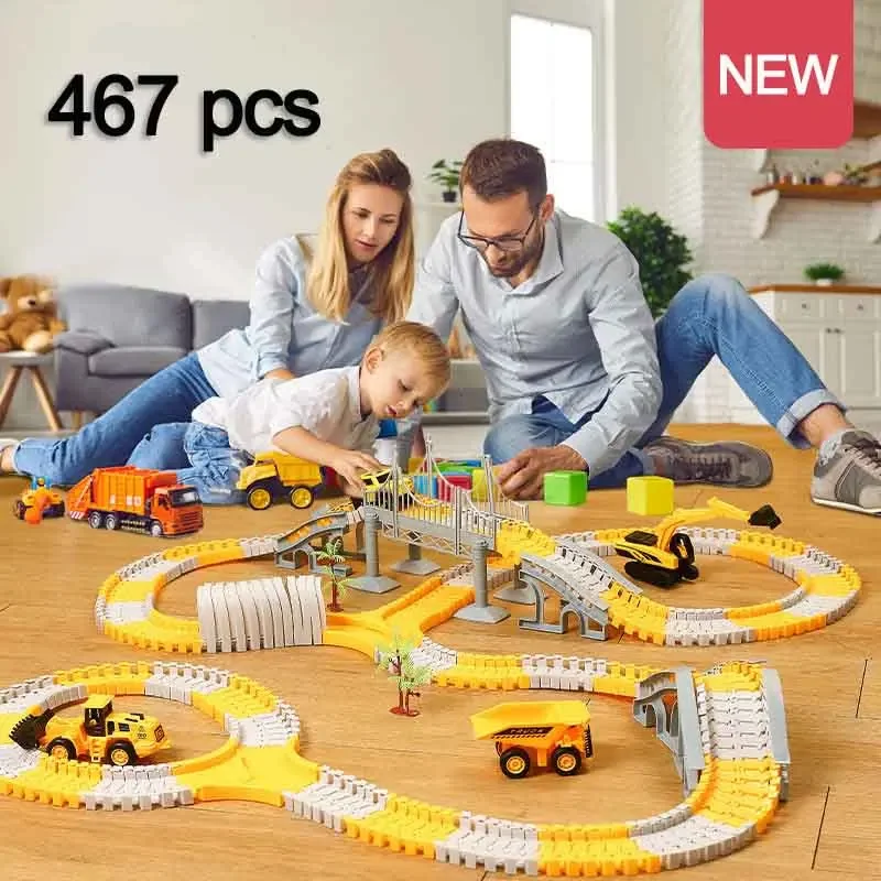137-467pcs Children Electric T - Hot Wheels Car Track Sets ulasan dan harga