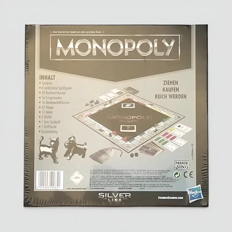 Hasbro Monopoly Figure Silvery - Hasbro Game Monopoly ulasan dan harga