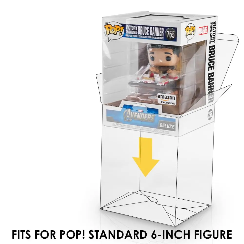 0.50 MM Thick Clear Scratch-Re - Funko Pop Protector ulasan dan harga