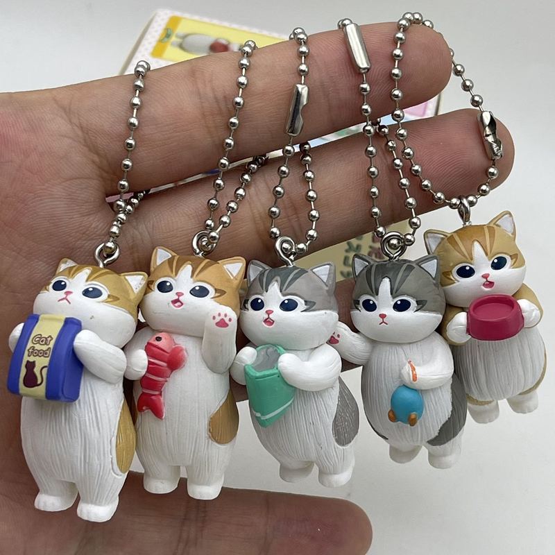 Mofusand Kawaii Cat Keychain B - Action Figure Stand ulasan dan harga