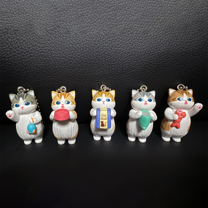 Mofusand Kawaii Cat Keychain B - Action Figure Stand ulasan dan harga