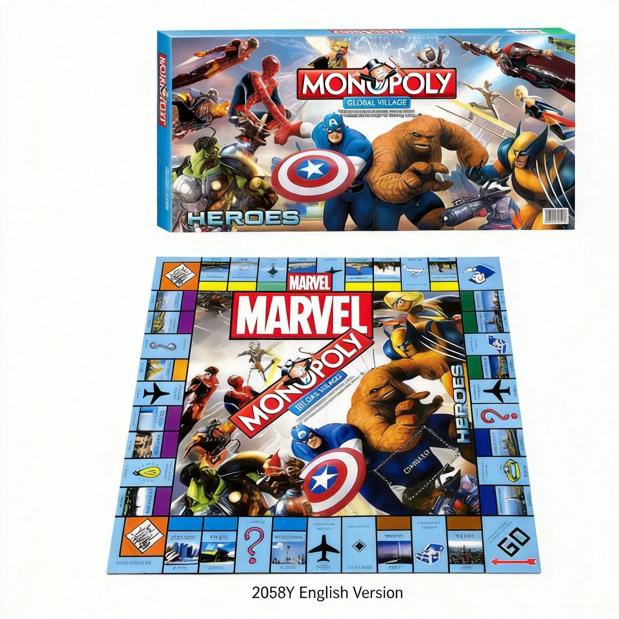 Marvel Heroes Monopoly Global  - Hasbro Game Monopoly ulasan dan harga