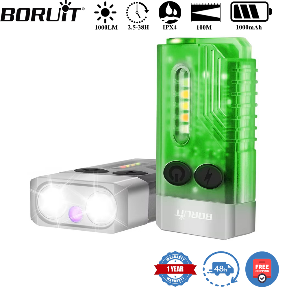 BORUiT V10 Keychain UV LED EDC - Fidget Cube Original ulasan dan harga