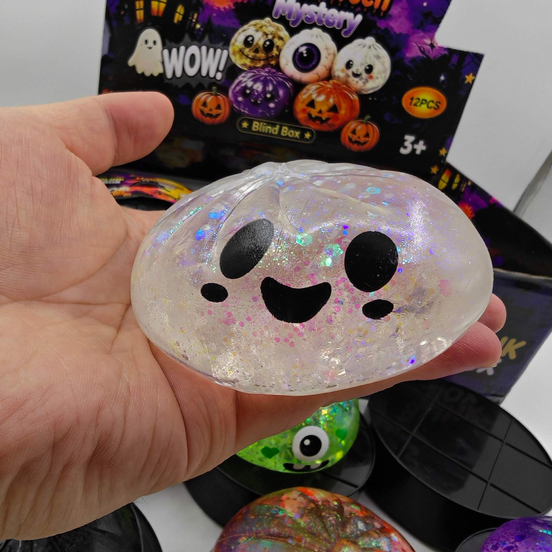 Creative Halloween Maltose Bun - Vinyl Figure Blank ulasan dan harga