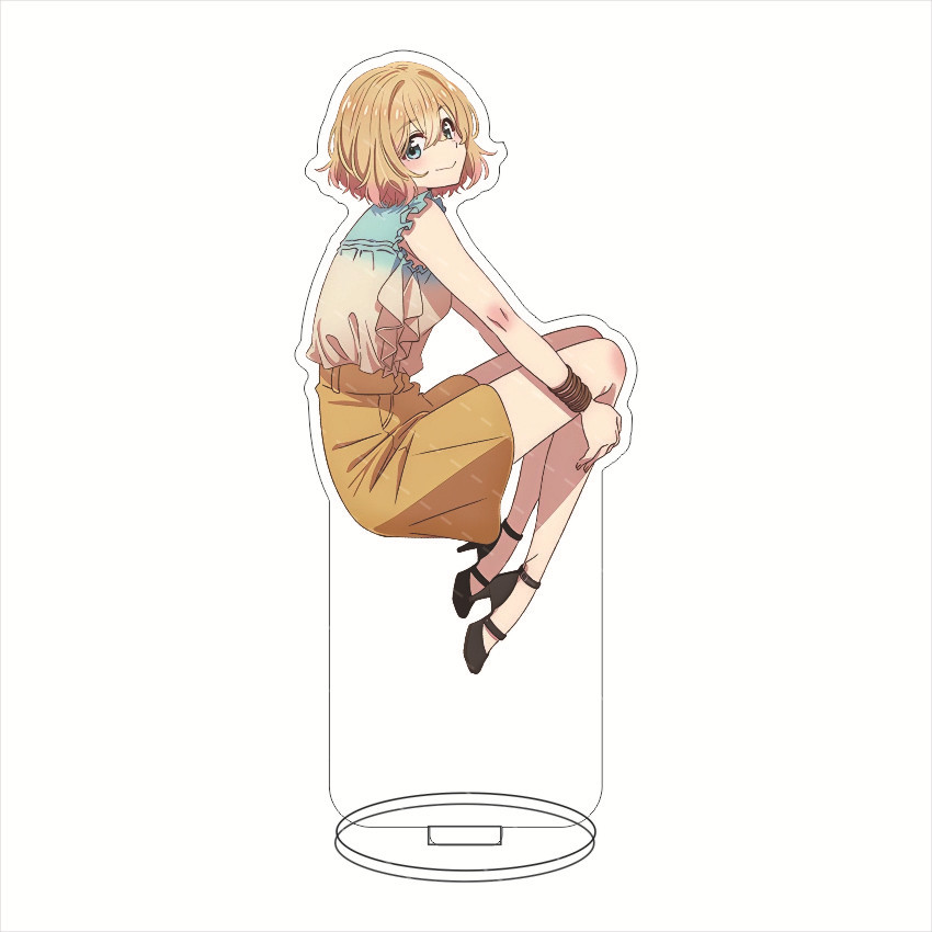 16CM Anime Figure Rent-A-Girlf - Figma Stand Set ulasan dan harga