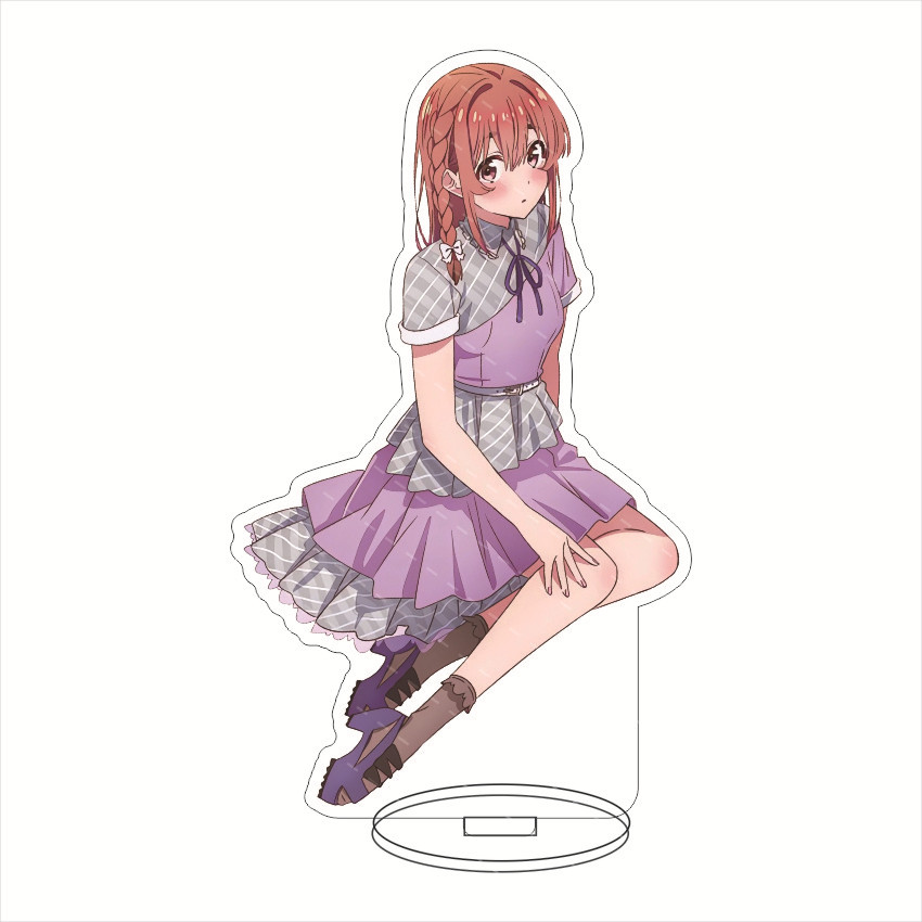 16CM Anime Figure Rent-A-Girlf - Figma Stand Set ulasan dan harga