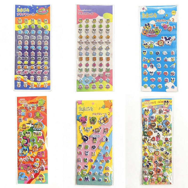 6Pcs Tamagotchi Cartoon Bubble - Bandai Model Tamagotchi ulasan dan harga