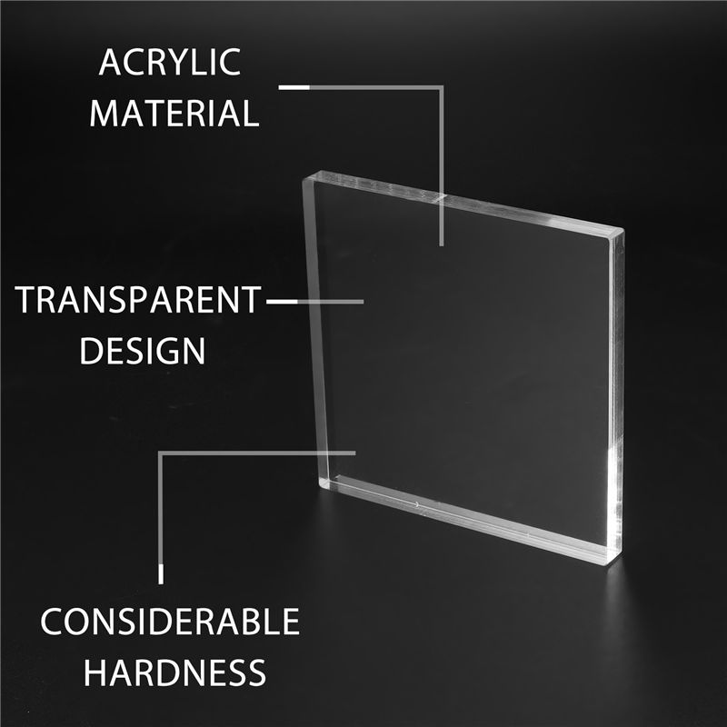 DT19 10Pc Clear Acrylic Stamp  - Display Risers Set ulasan dan harga