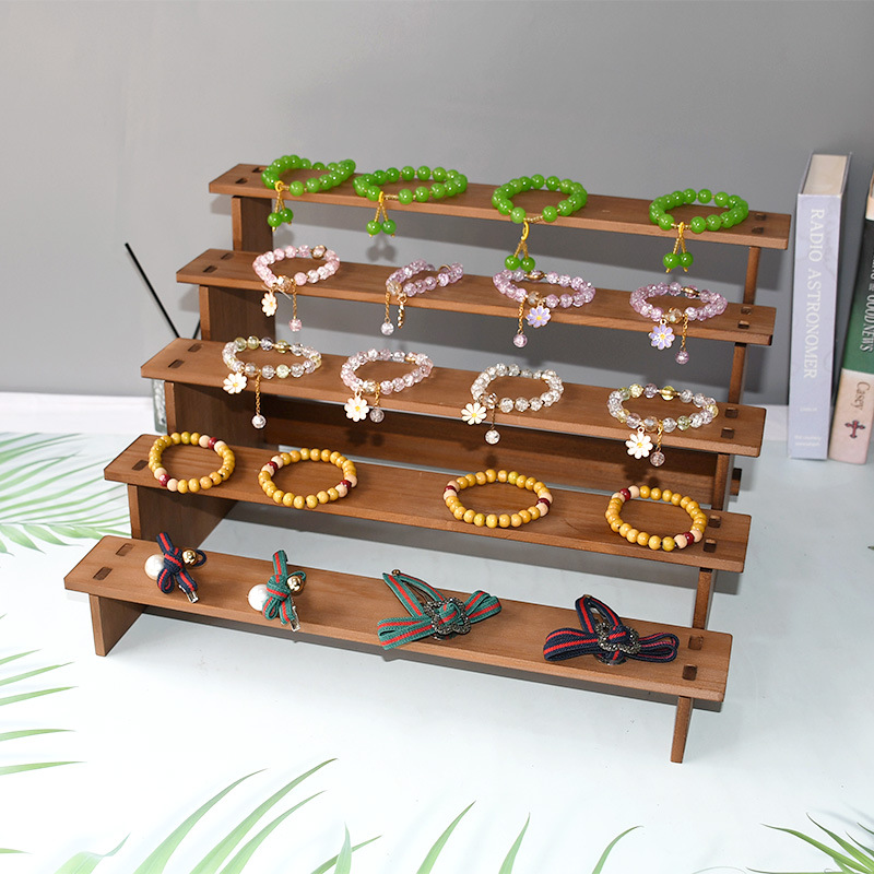 2/3/4/5 Layer Wooden Display R - Display Risers Set ulasan dan harga