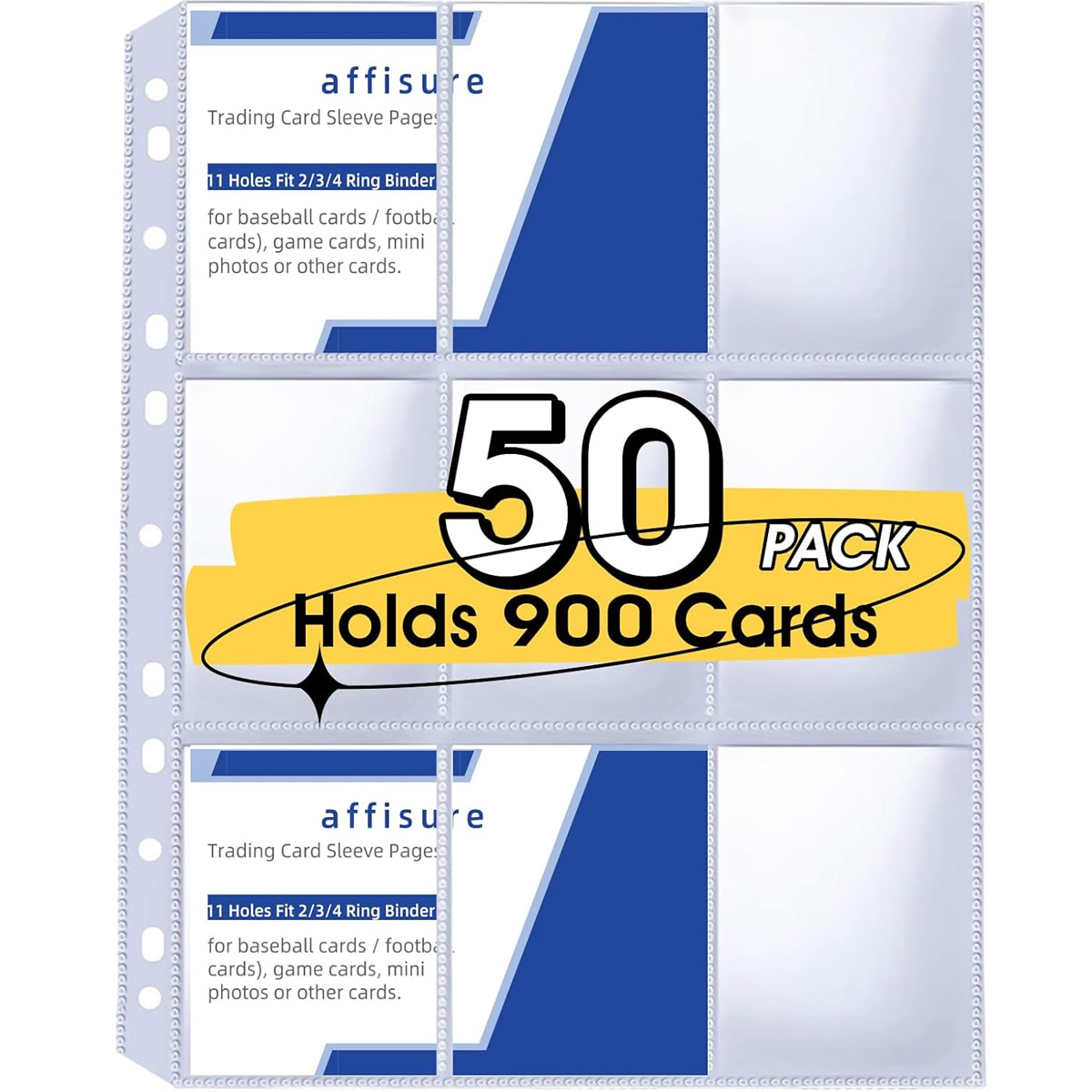 50 Pack 9 Pocket Card Sleeves  - Pokemon Binder Card ulasan dan harga