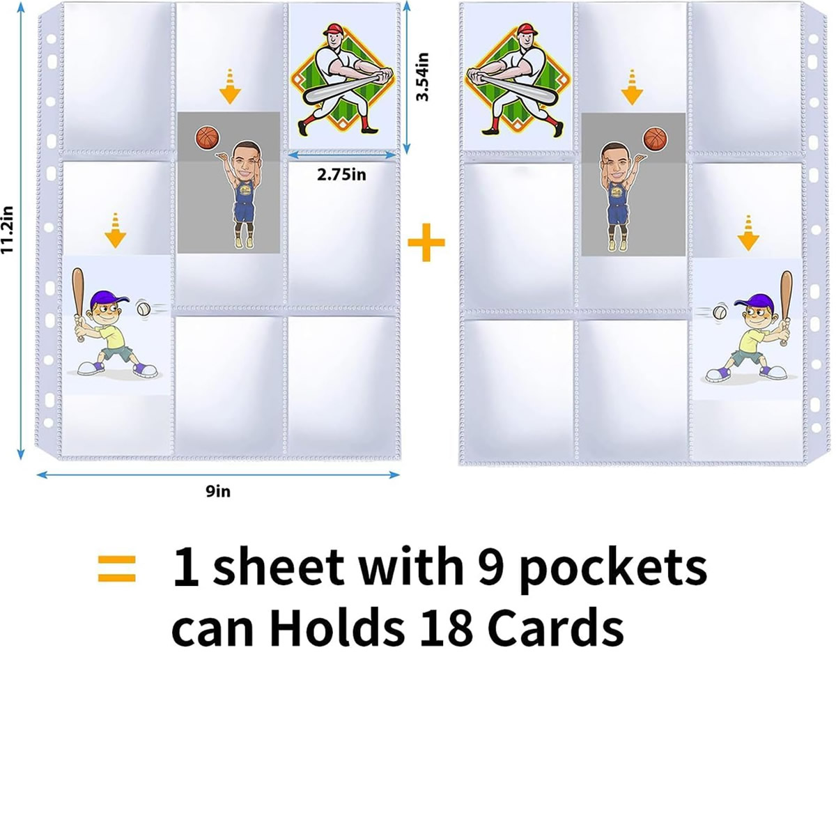 50 Pack 9 Pocket Card Sleeves  - Pokemon Binder Card ulasan dan harga