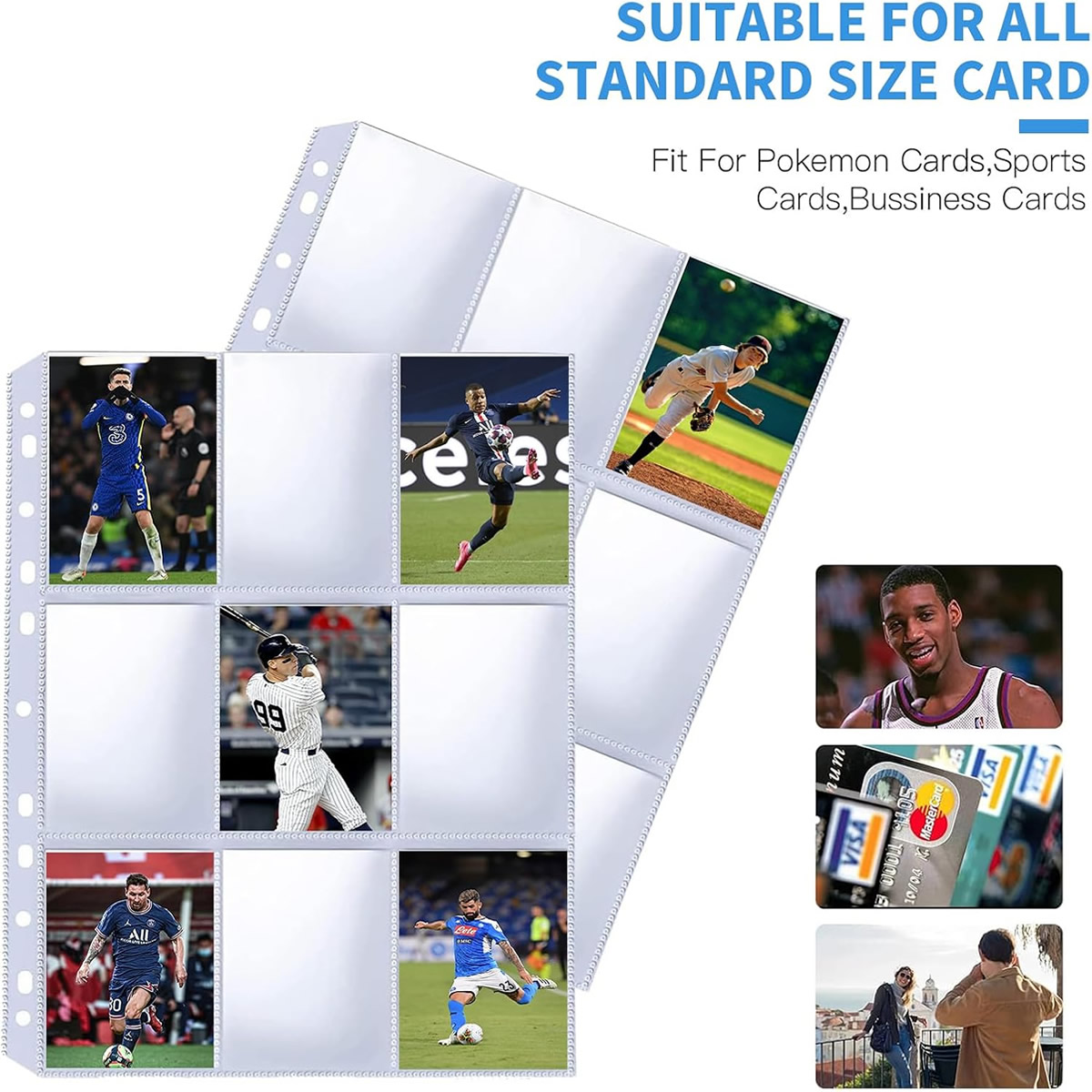 50 Pack 9 Pocket Card Sleeves  - Pokemon Binder Card ulasan dan harga