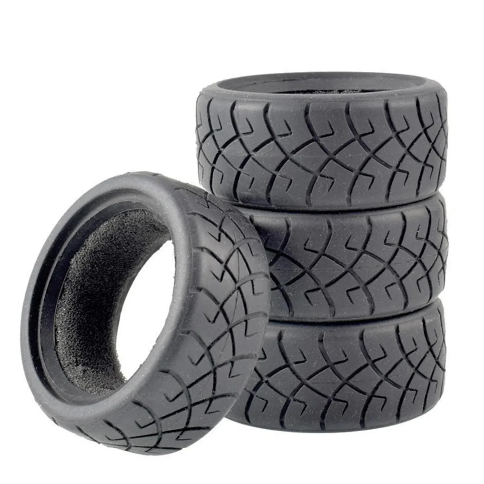 4Pcs High Grip Soft Tires for  - Tamiya Model Rc Car ulasan dan harga