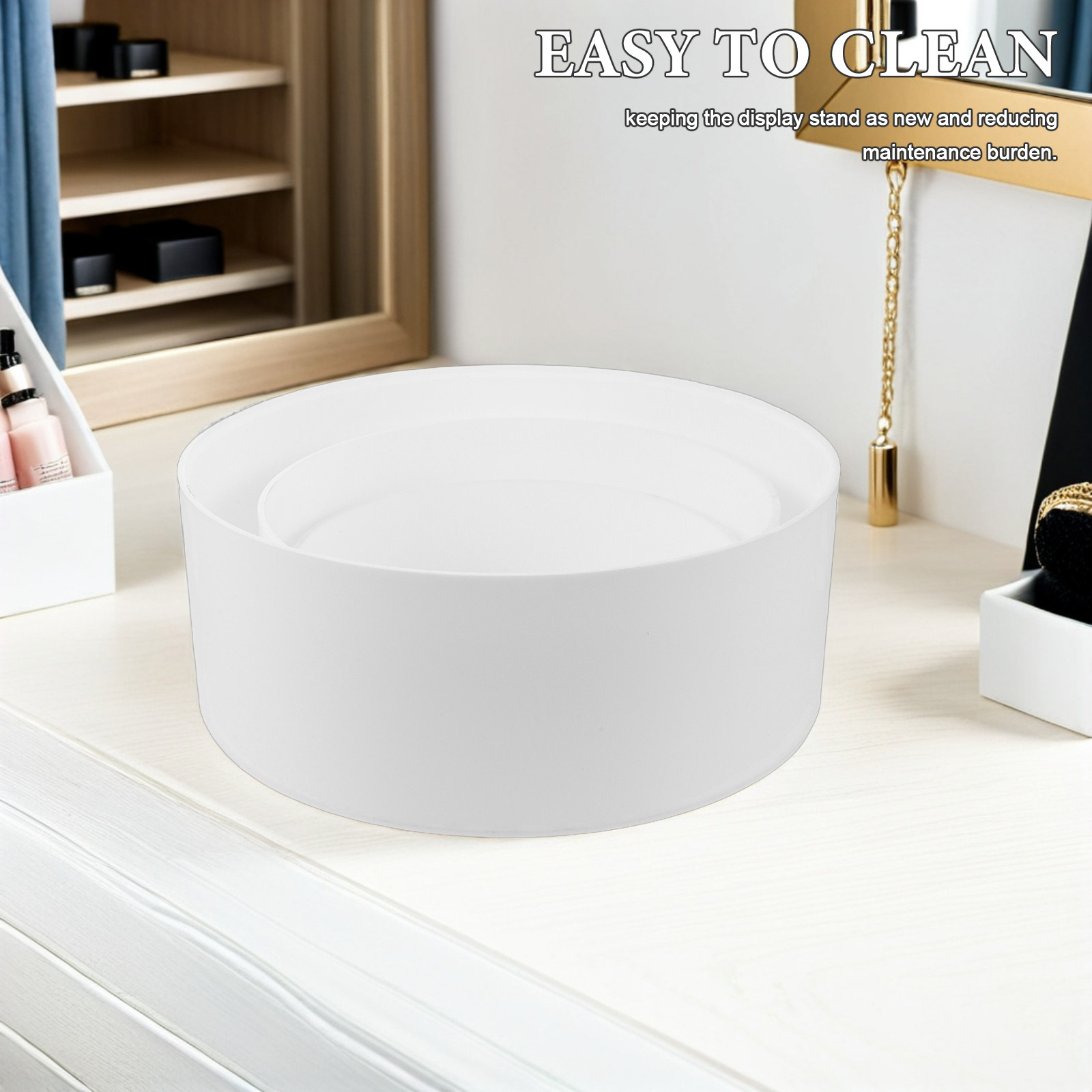 3Pcs Round Acrylic Riser Displ - Display Risers Set ulasan dan harga