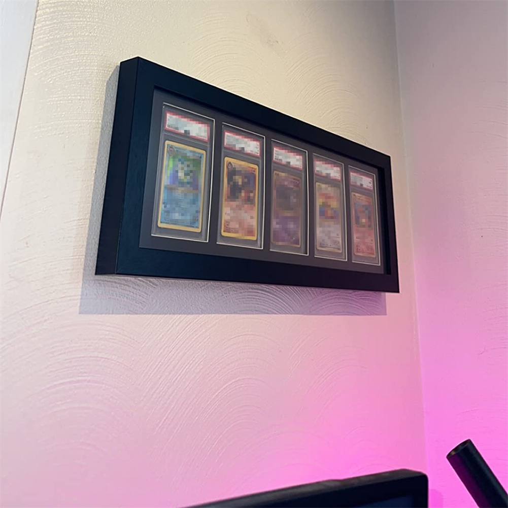 3-9 Grids Wooden Graded Sports - Graded Card Display ulasan dan harga