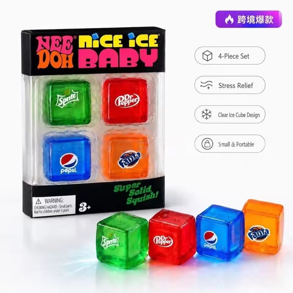 Needoh Mini Nice Ice Baby 4 Pa - Fidget Cube Original ulasan dan harga