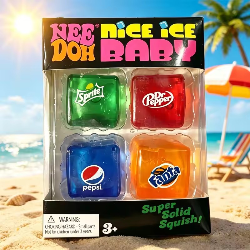 Needoh Mini Nice Ice Baby 4 Pa - Fidget Cube Original ulasan dan harga