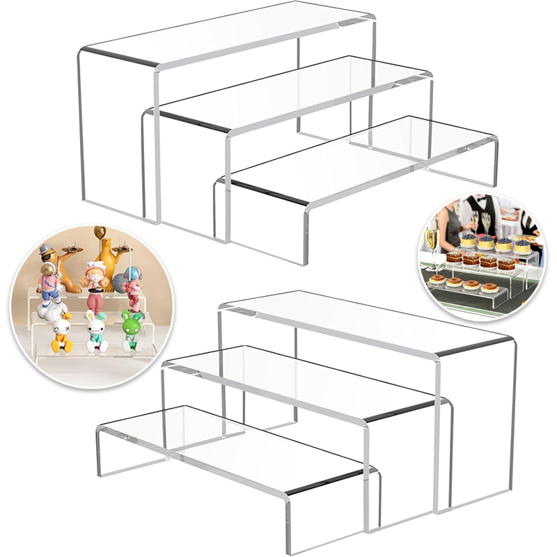 Acrylic Display Risers, 1 Sets - Display Risers Set ulasan dan harga