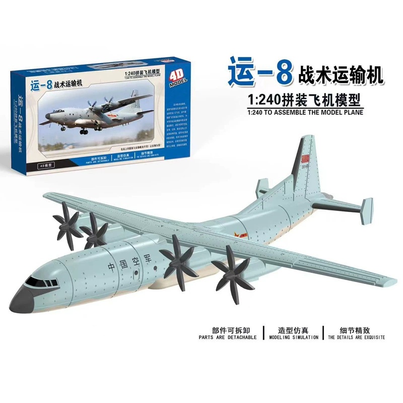 4D Assembled Aircraft Model Ai - Model Airplane Plastic ulasan dan harga