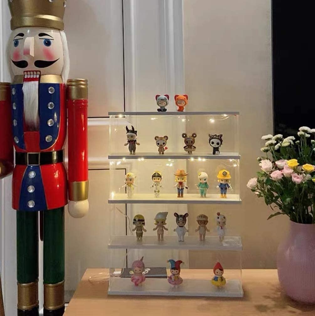 1-4 Tier Acrylic Display Case  - Funko Pop Protector ulasan dan harga