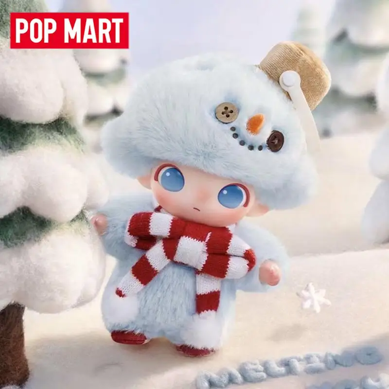 POP MART DIMOO Snowman Series  - Vinyl Figure Blank ulasan dan harga