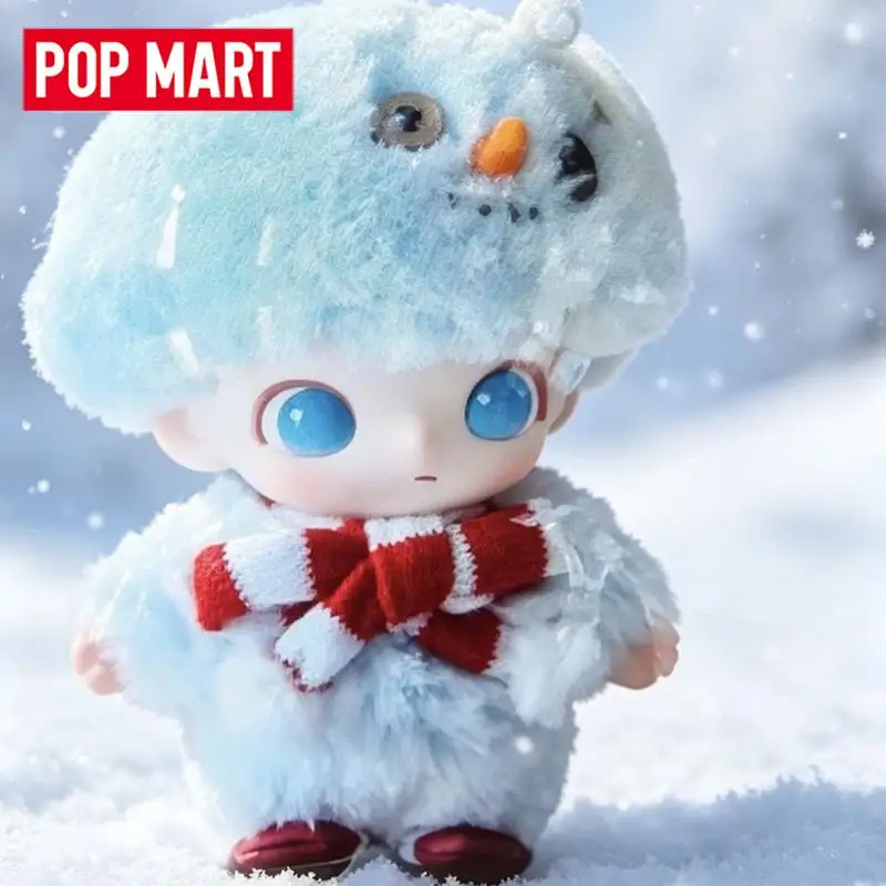 POP MART DIMOO Snowman Series  - Vinyl Figure Blank ulasan dan harga