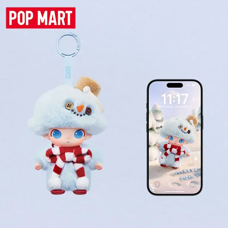 POP MART DIMOO Snowman Series  - Vinyl Figure Blank ulasan dan harga