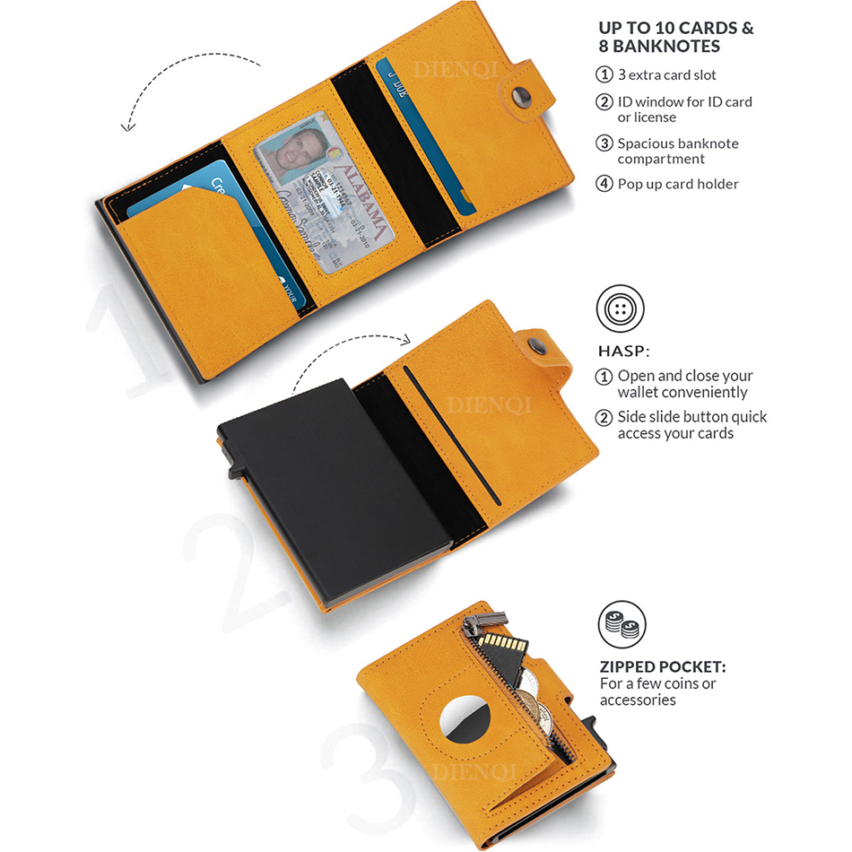 Airtag Wallet Rfid Credit Card - Card Top Loader ulasan dan harga